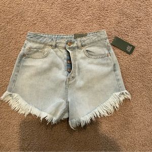 Wild Fable Jean shorts. Button up, light denim. Brand new w/ tags.